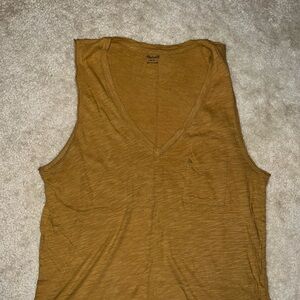 Madewell Gold Tank